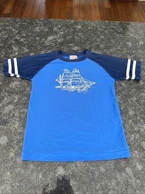 Hanna Andersson Short Sleeve Swim Shirt Rash Guard Size 10